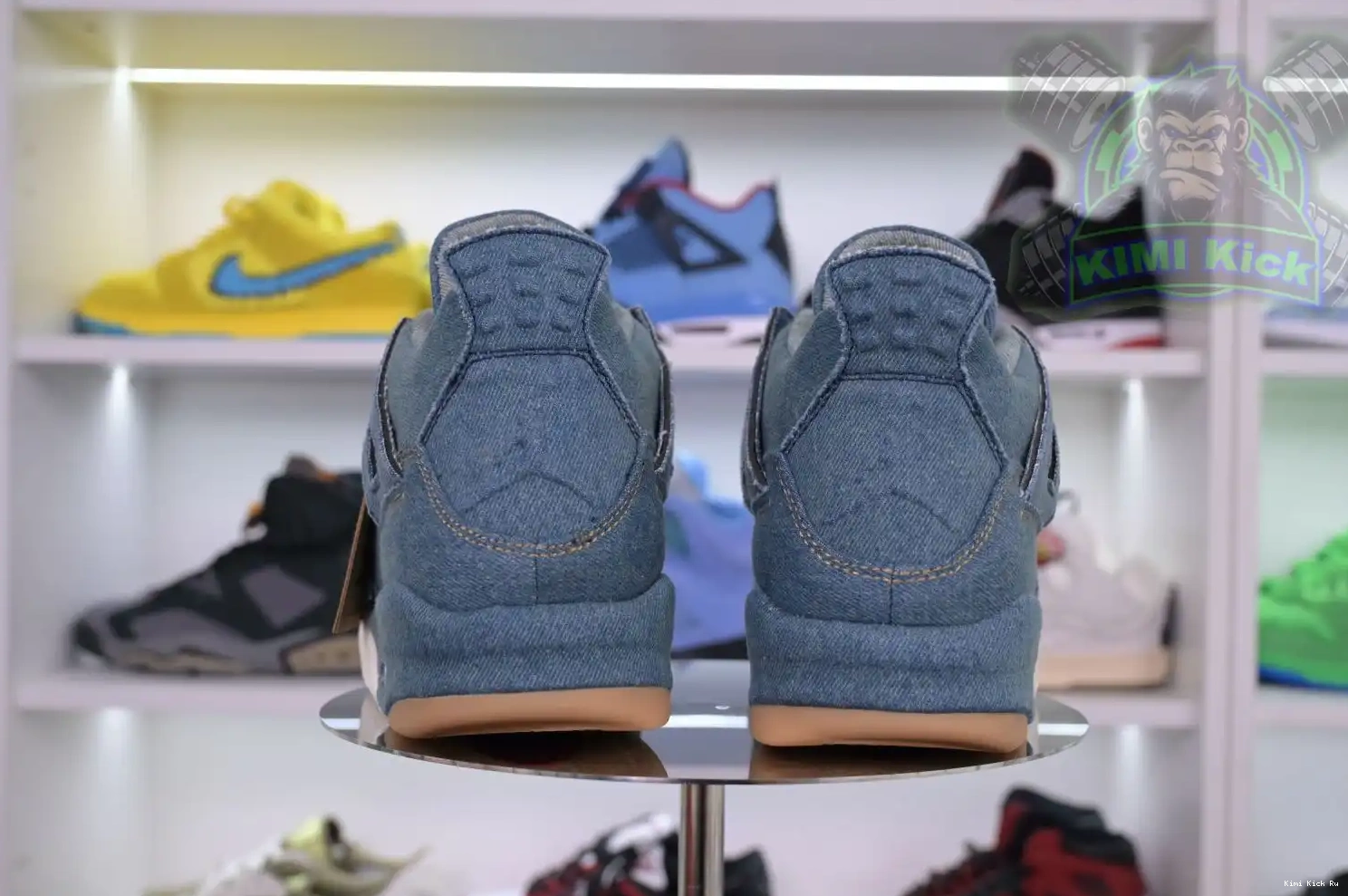 Air 4 Kimikick levis retro Jordan Jordan denim 0730